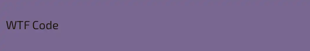 WTF Code